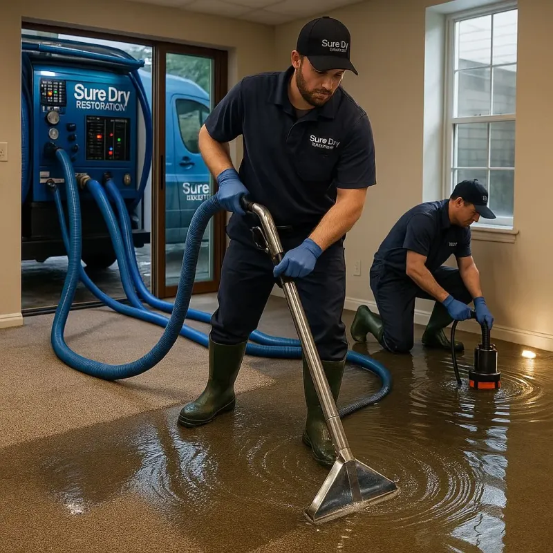 Water Extraction and Removal process in Boxborough, MA